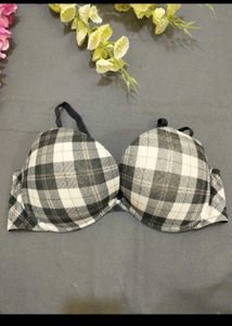 Plaid Padded Bra💥