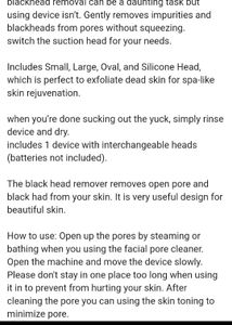 Dema Suction/Pore Cleaning Device