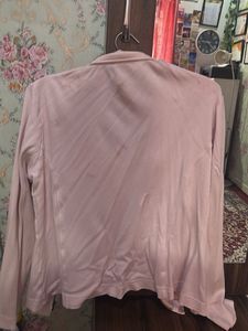 Soft Pink Zip-Up Jacket