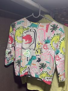 Cute Dinosaur Print T-Shirt