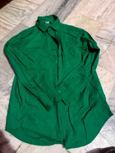 Vibrant Green Long Sleeve Shirt