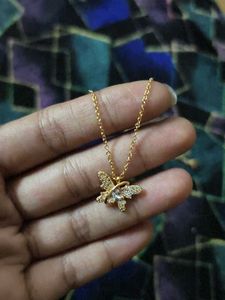 Gold Butterfly Necklace