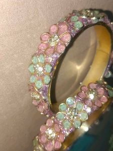 Elegant Floral Bangles