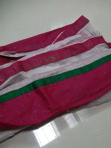 Green Chudithar Stiched With Pant And Dupatta