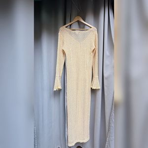 Boho Crochet Duster Long Shrug