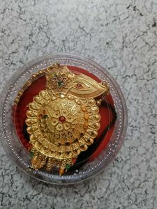 Elegant Gold Tone Mangalsutra Pendant