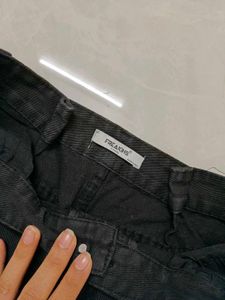 Freakins Long Charcoal Cargo Pants