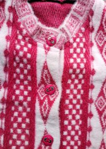 Knitted Geometric Pattern Sweater