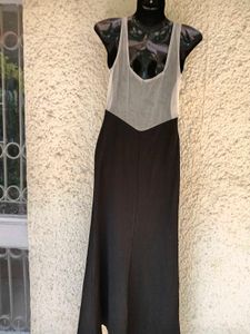 Floral Net Embroidered Dress