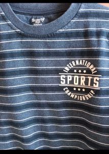 Boys' Striped Long Sleeve Sweatshirt