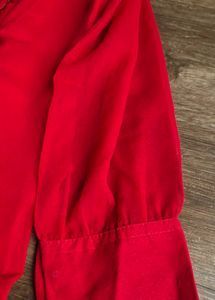 Elegant Red Ethnic Kurta Set with Pants