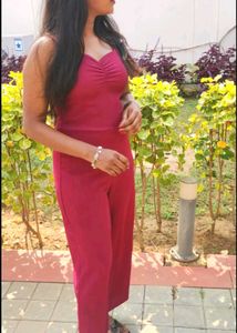 Maroon Jumpsuit