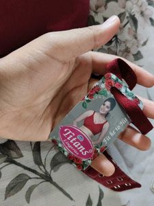 Maroon Padded Bra with Tags