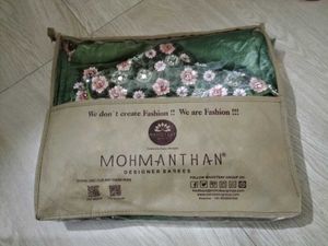 Designer Green Embellished Saree