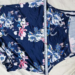 Blue Flora🎽l Tank Top