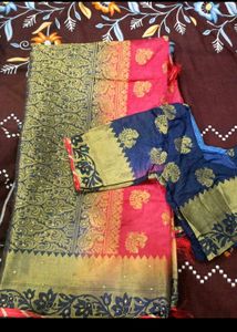 Beautiful Silk Saree with Blouse