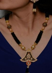 🆕Beautiful women's jewelry.         jewelry, necklace, beads, choker, women, beauty, forever21, jaipurjewelry, chain, earrings, kundan,