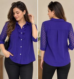 Elegant Purple Blouse