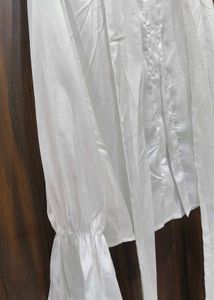 Elegant White Bell Sleeve Blouse