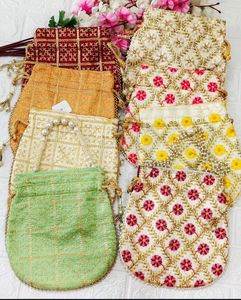 Festive Embroidered Potlis(Any one at 150)