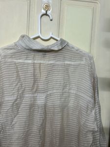 Esprit Sheer Striped Relaxed Fit Blouse