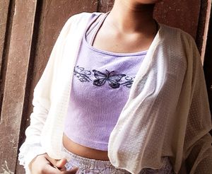 Cute Shrug For Onepiece Or Crop Top