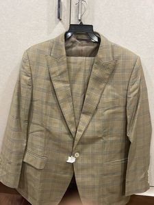 Men's Plaid Suit Jacket & Trousers