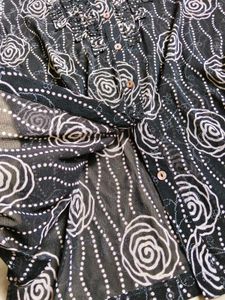 crocodile brand Sheer shirt