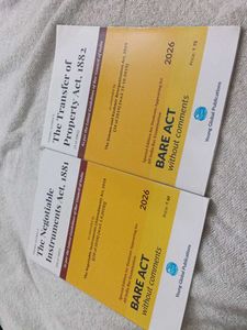 Law Books: Transfer of Property Act & More