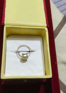 pure silver ring for children# fixed price