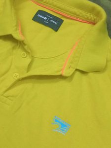 Men's Yellow Polo T-Shirt
