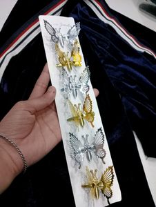 Pack of Any two butterflys Clips