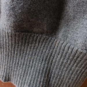 Classic Grey Argyle Cardigan