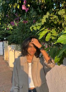 Stylish Oversized Beige Jacket