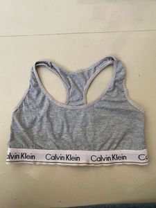 Calvin Klein Grey Sports Bra