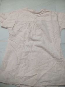 Pale Yellowish Organish Casual Top