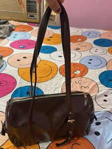 Stylish Dark Brown Handbag