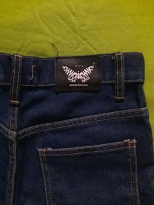 Y2k Funky Distressed Denim Jeans Shorts with Patch