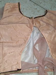 Elegant Peach Blouse