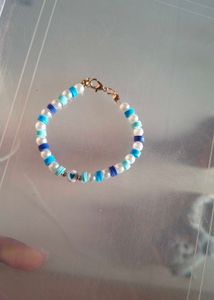 Chic Beaded Charm Bracelet