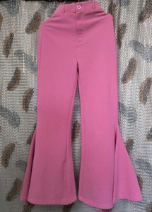 Pink Flared Bell Bottom Pants