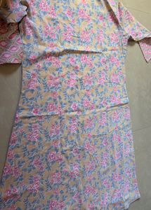 Floral Printed Kurta with Pants Set