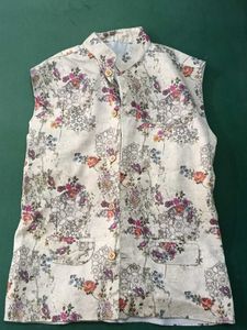 Boys Floral Nehru Jacket