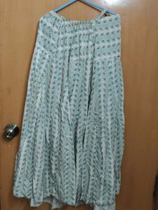 Boho Print Maxi Skirt