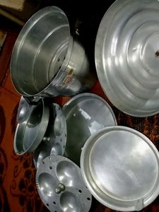 Vintage Idli Steamer Pot aluminium body
