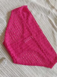 victoria's secret Vibrant Pink Lace Briefs