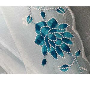 Stunning Blue Floral Saree