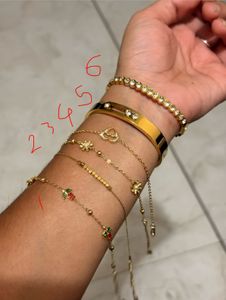 (LOWEST PRICE)Elegant Gold Bracelets Set