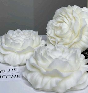 Premium Handmade big Peony Flower Scented Candle -