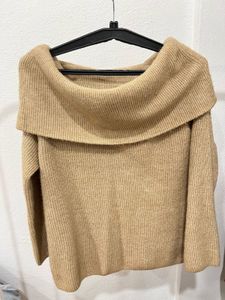 Cozy Off-Shoulder Knit Sweater